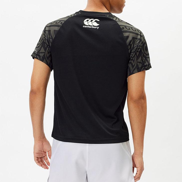 ②【未使用】カンタベリーニュジーランド（上下セット)半袖 カンタベリー（Canterbury） 半袖 Tシャツ メンズ トレーニングティー