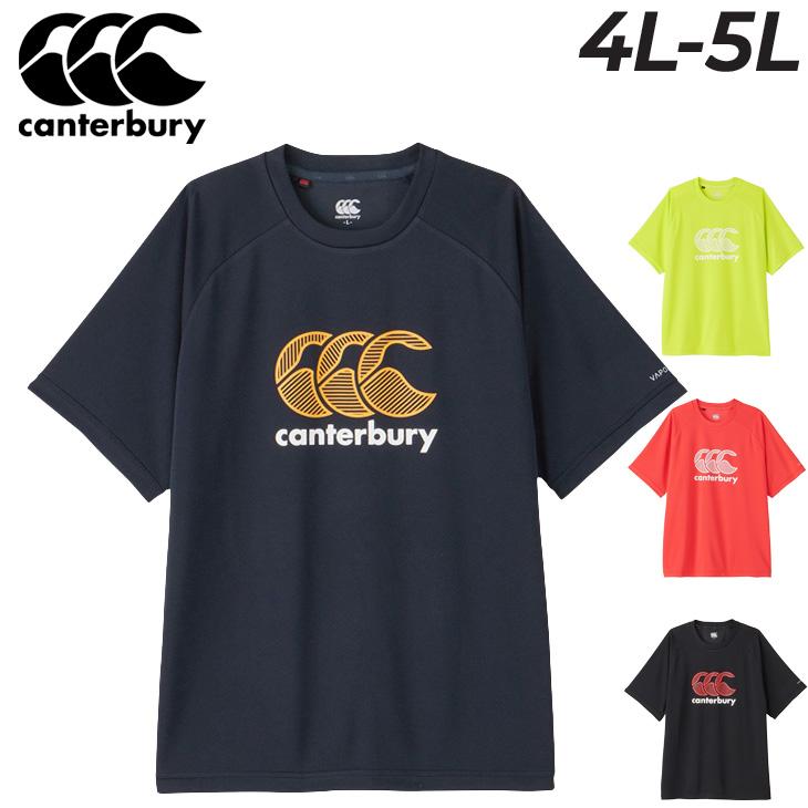 大きいサイズ canterbury シャツ 5L カンタベリー 半袖 Tシャツ 4L 5L メンズ 大きいサイズ