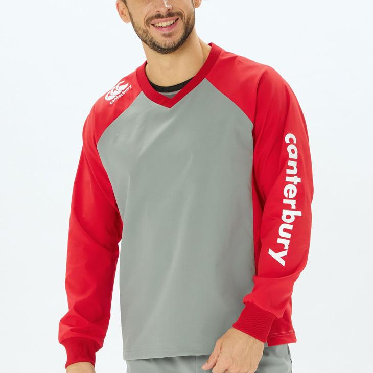 シャツ カンタベリー 長袖 ピステ メンズ Canterbury プラクティス