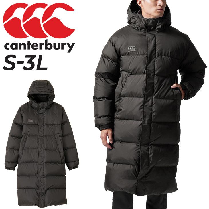 ベンチコート メンズ アウター カンタベリー canterbury ダウンコート ロング丈 フード付き/ラグビー スポーツウェア 保温 防風 はっ水  /RG72704【ギフト不可】 : rg72704 : APWORLD - 通販 - Yahoo!ショッピング