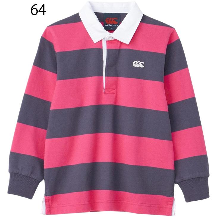カンタベリー キッズ ラガーシャツ 長袖 ジュニア canterbury