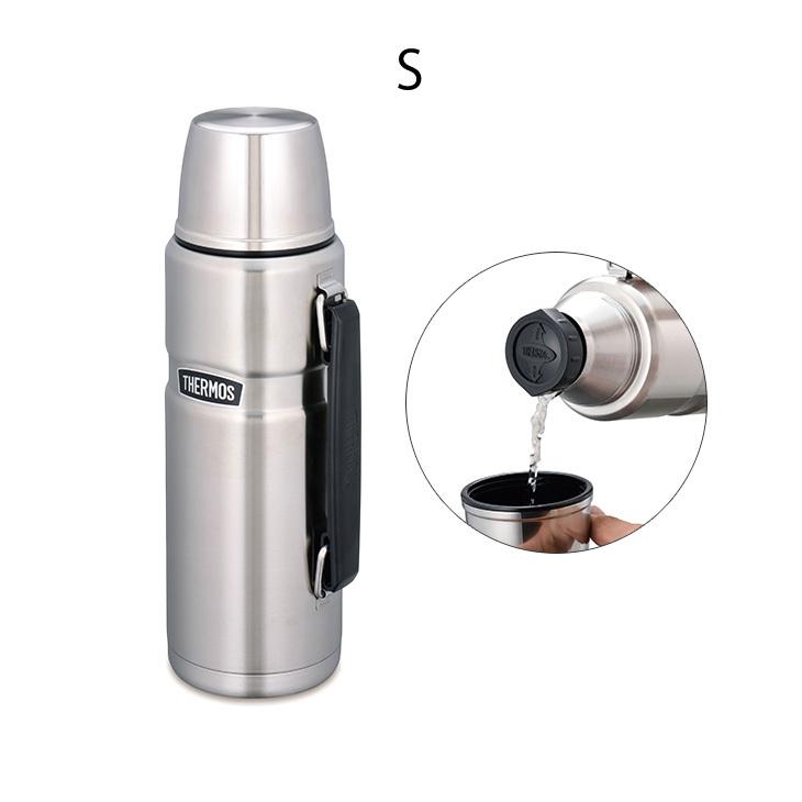 ステンレスボトル コップ付き 水筒 1.2L 保温保冷 サーモス THERMOS 丸洗い可能 アウトドア仕様 レジャー/ROB-001【2023C】｜apworld｜03