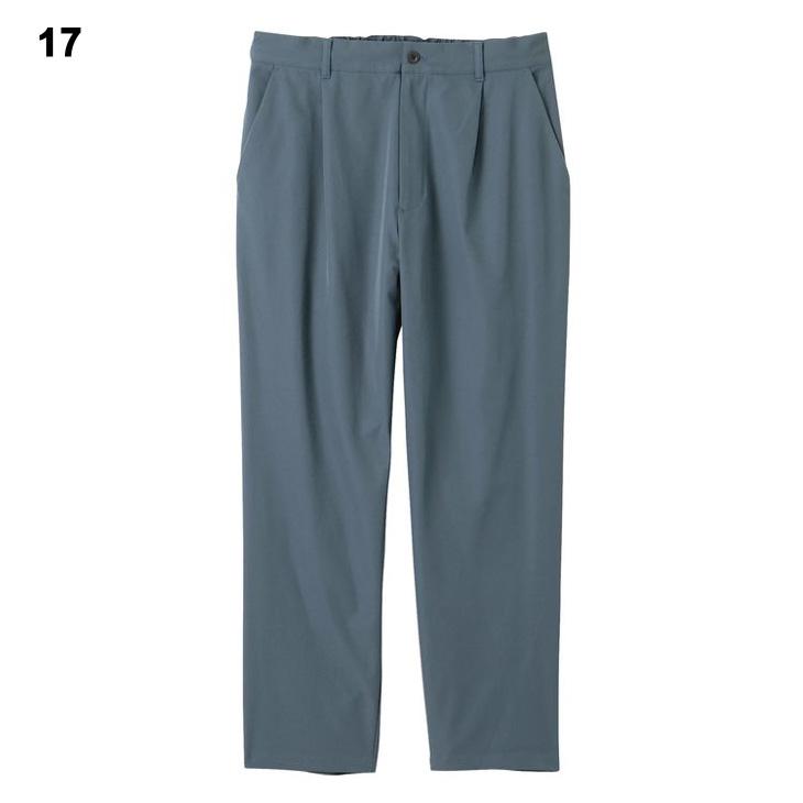 ロングパンツ メンズ カンタベリー canterbury ワンタック スラックス