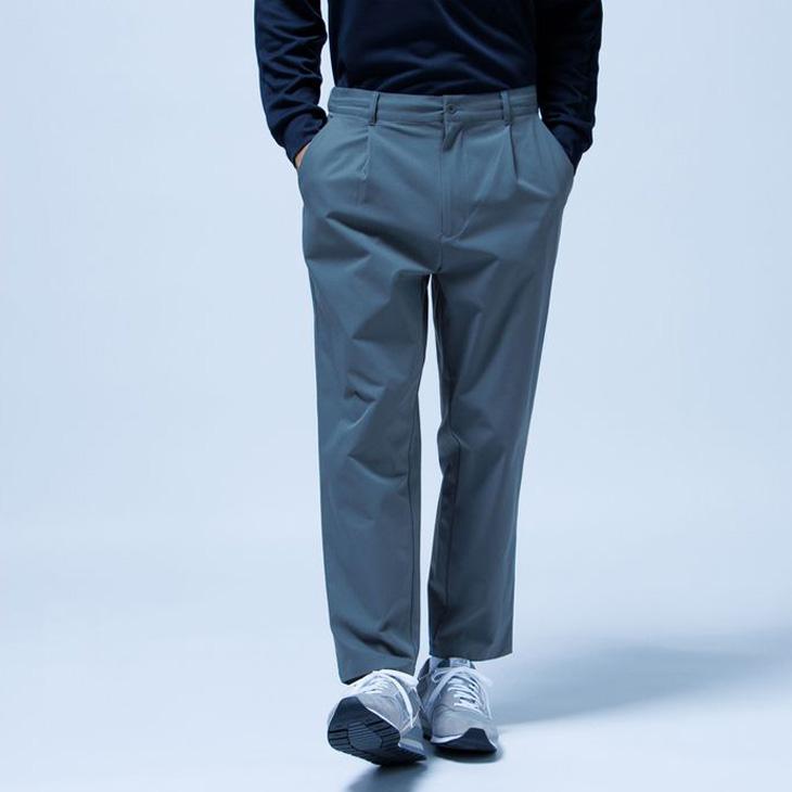ロングパンツ メンズ カンタベリー canterbury ワンタック スラックス