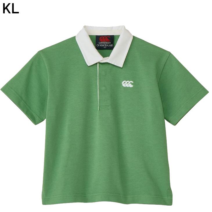 Wasted Youth ラガーシャツ オリーブグリーン キッズ カンタベリー 半袖 ラガーシャツ 100cm 120cm 140cm 子供服