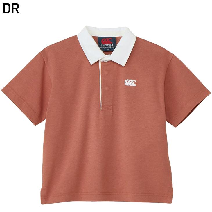 キッズ カンタベリー 半袖 ラガーシャツ 100cm 120cm 140cm 子供服
