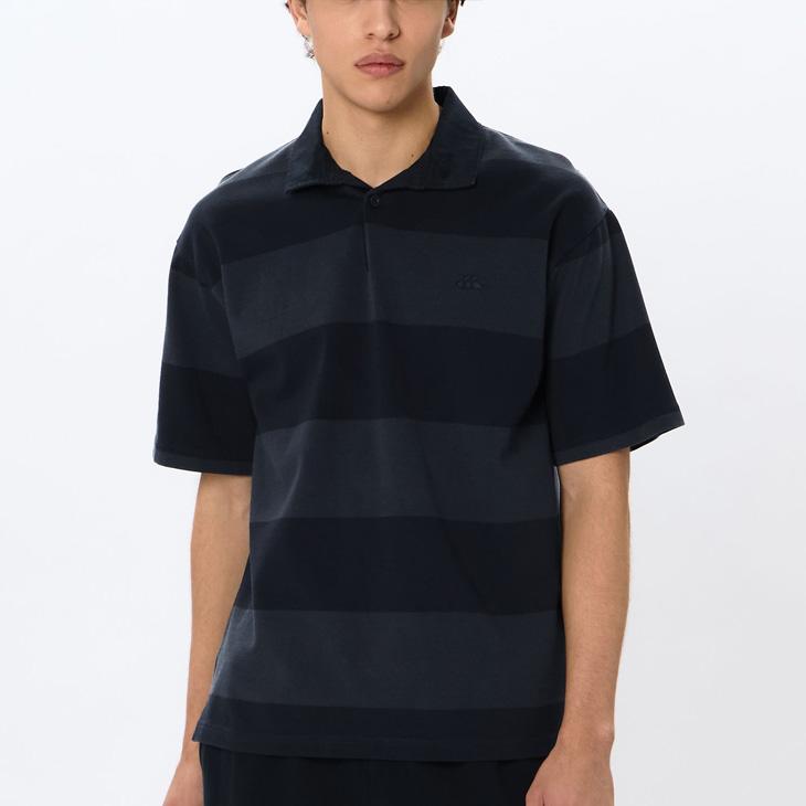 Canterbury オールブラックス　ポロシャツ　半袖　ラガーシャツ　S カンタベリー（Canterbury） ラガーシャツ 半袖 メンズ レディース