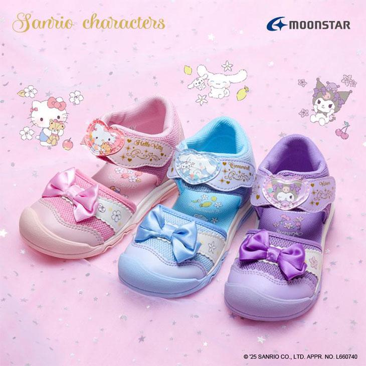 sanrio サンリオ キッズサンダル 女の子 14-19cm 2E 子供靴