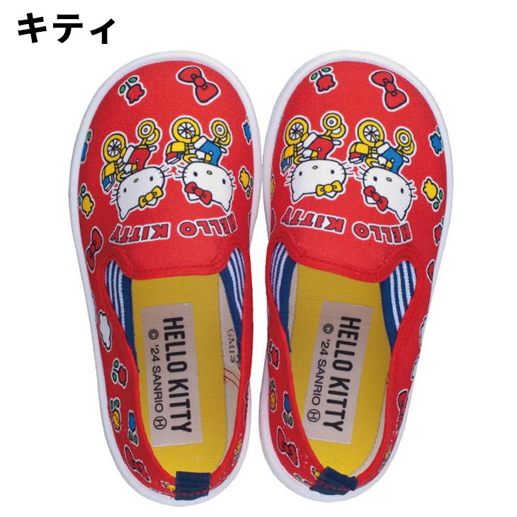 子供用 ハローキティ シューズラック 【新品未使用】 アサヒシューズ サンリオ キッズ スリッポン スニーカー 女の子 日本製