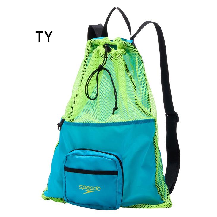 speedo（スピード） ポケッタブル メッシュバッグ コンパクト サブ