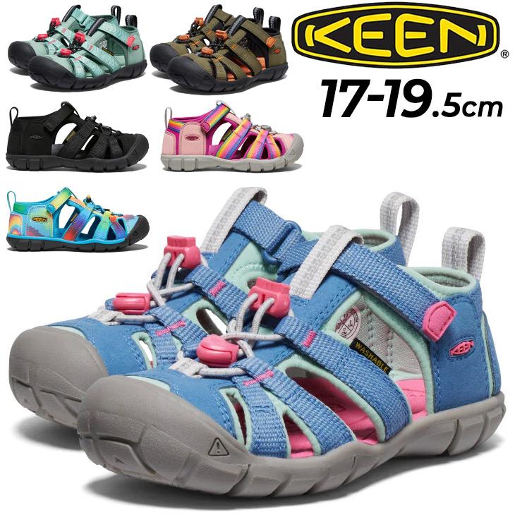キーン キッズ サンダル 17-19.5cm 子供靴 KEEN SEACAMP 2 CNX 水陸両用 子ども 男の子 女の子 アウトドア カジュアル  シューズ シーキャンプ 2 /SEACAMP2CNX-K : seacamp2cnx-k : APWORLD - 通販 - Yahoo!ショッピング
