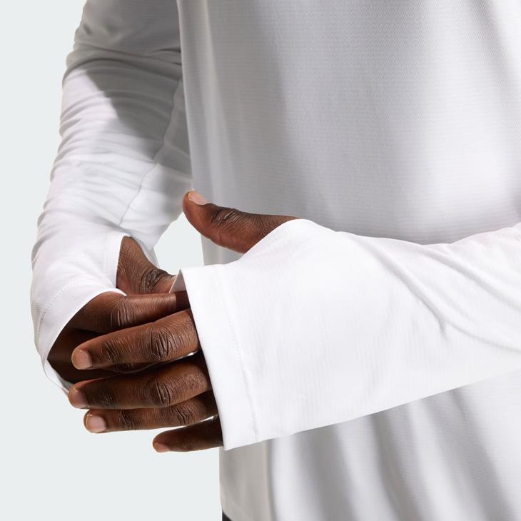 アディダス 長袖 Tシャツ メンズ adidas Run Ess LS M ランニングウェア サムホール付き ロンT レギュラー丈 ジョギング マラソン 陸上 トレーニング /SH272 | adidas | 06