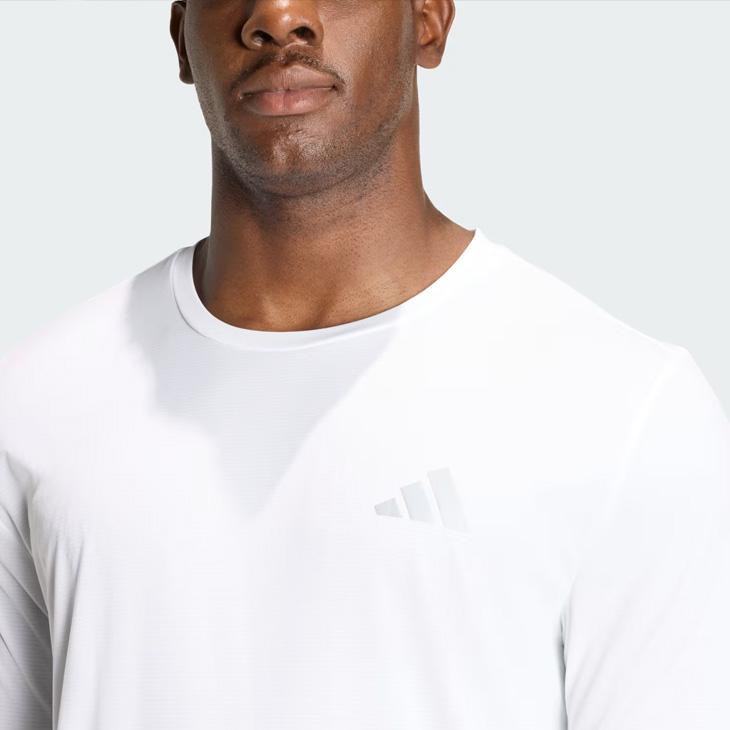 アディダス 長袖 Tシャツ メンズ adidas Run Ess LS M ランニングウェア サムホール付き ロンT レギュラー丈 ジョギング マラソン 陸上 トレーニング /SH272 | adidas | 07