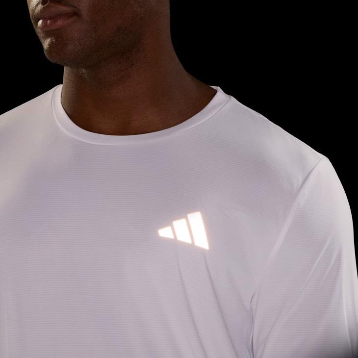 アディダス 長袖 Tシャツ メンズ adidas Run Ess LS M ランニングウェア サムホール付き ロンT レギュラー丈 ジョギング マラソン 陸上 トレーニング /SH272 | adidas | 08