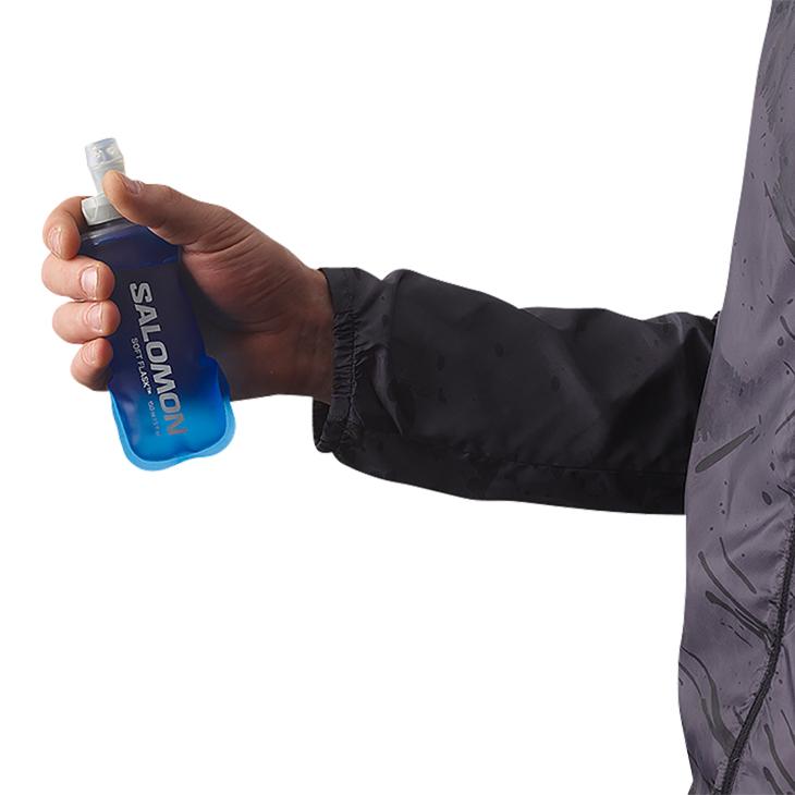 サロモン ソフトフラスク 150ml 水筒 SALOMON SOFT FLASK 5OZ 28 ハイドレーションパック クリアブルー トレイルランニング 長距離 レース /SOFTFLASK150 | SALOMON | 03