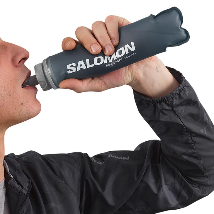 サロモン ソフトフラスク 500ml 水筒 SALOMON SOFT FLASK 17OZ 42 ハイドレーションパック トレイルランニング 長距離 レース マラソン 登山 /SOFTFLASK500-42｜apworld｜08