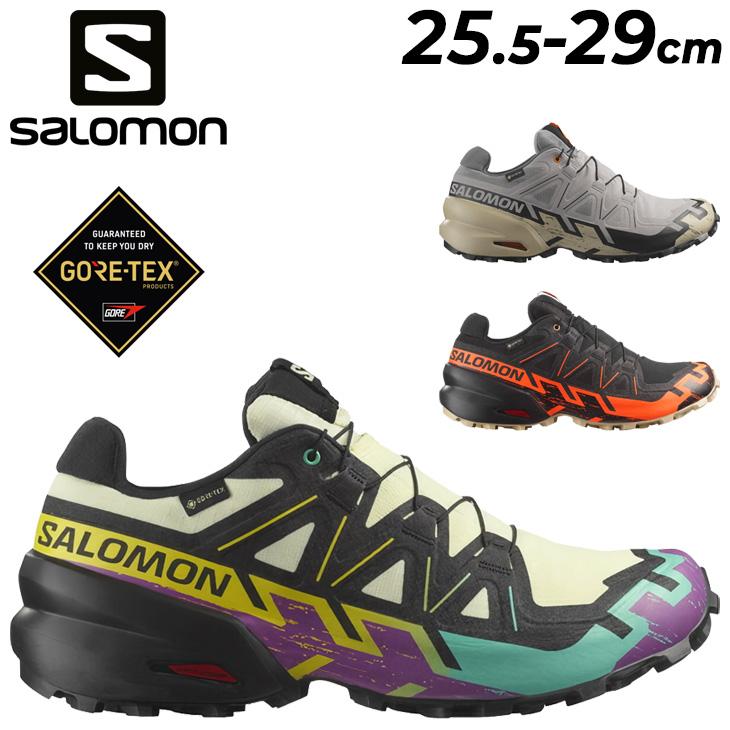サロモン メンズ トレイルランニングシューズ SALOMON SPEEDCROSS 6 GORE-TEX 防水シューズ 靴 ゴアテックス 男性用 ニュートラル ひも靴 /SPDCR6GTX