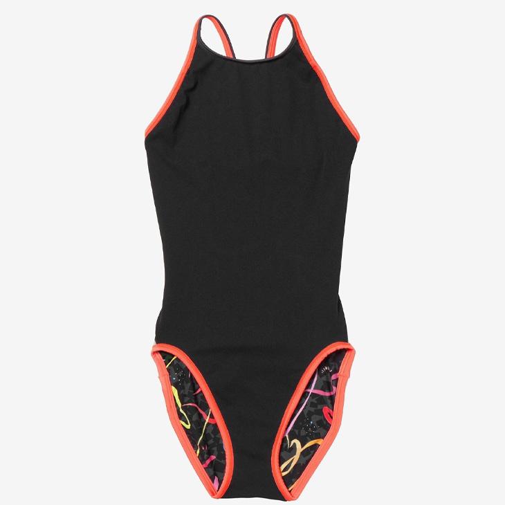 新品 Speedoスピード 競泳水着 Ｍ クラゲ柄 黒 ENDURANCE 楽天市場】speedo 競泳水着（カラーマルチカラー）（水泳