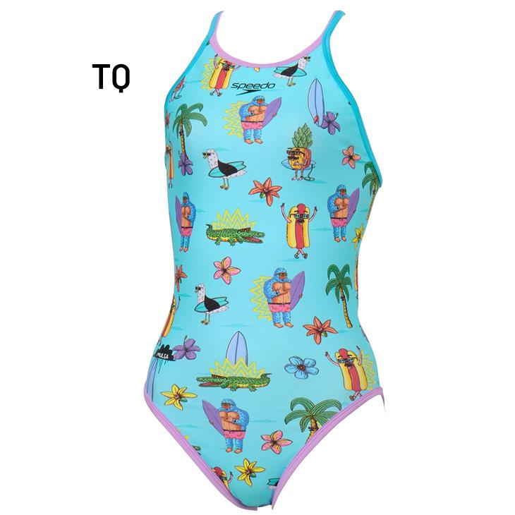 Speedo MULGA TurnS Suit 競泳水着 ターコイズ M スピード レディース 水泳 競泳 練習用水着 Speedo モルガ ターンズ