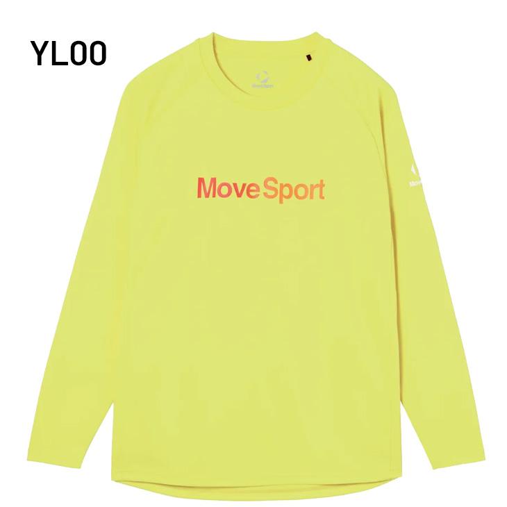 MOVE SPORT イエローシャツ 2nd Gym Cup シャツ デサント ムーブスポーツ 長袖シャツ メンズ レディース