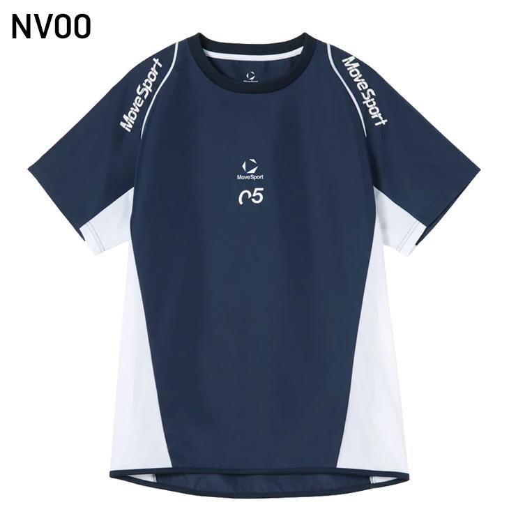 日本代表　半袖ピステ　バレーボール シャツ デサント 半袖ピステ メンズ レディース MOVESPORT by DESCENTE