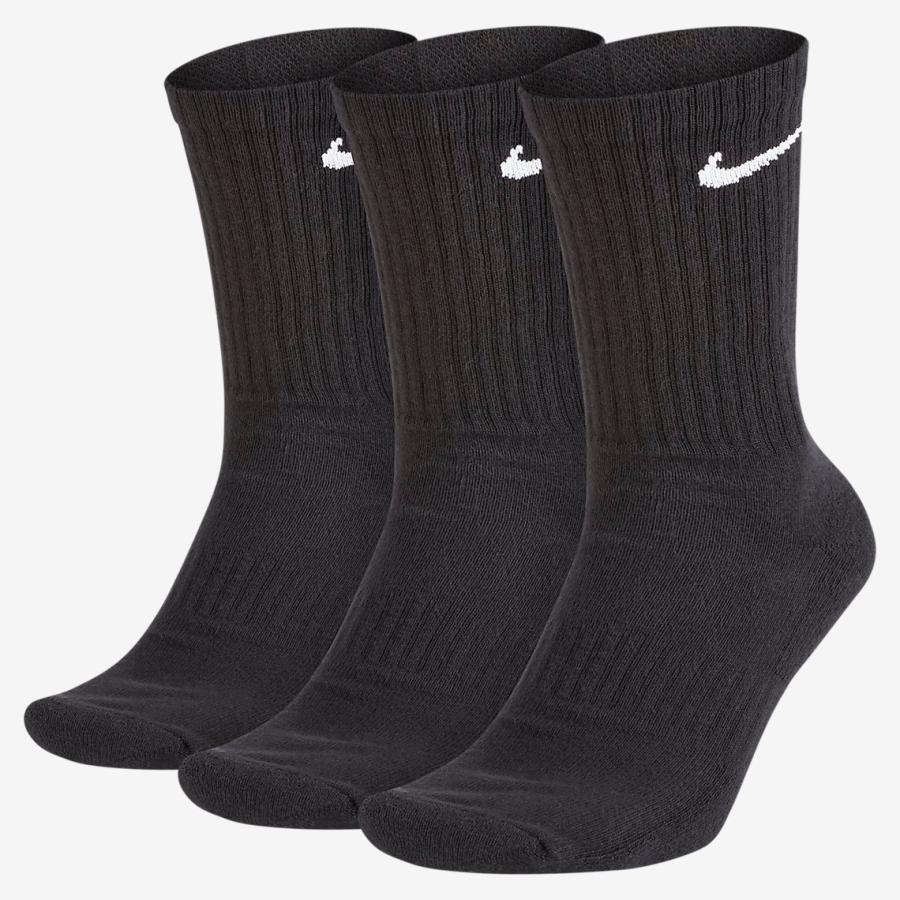 Nike スポーツソックス 3足セット NIKE（ナイキ） ソックス 3足セット 靴下 黒 ブラック メンズ