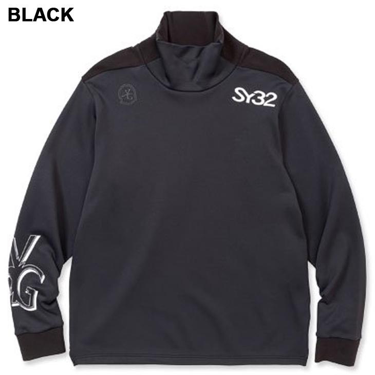 SY32 by SWEET YEARS GOLF メンズ ハイネックシャツ 長袖