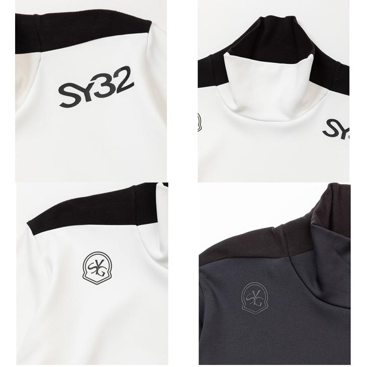 SY32 by SWEET YEARS GOLF メンズ ハイネックシャツ 長袖