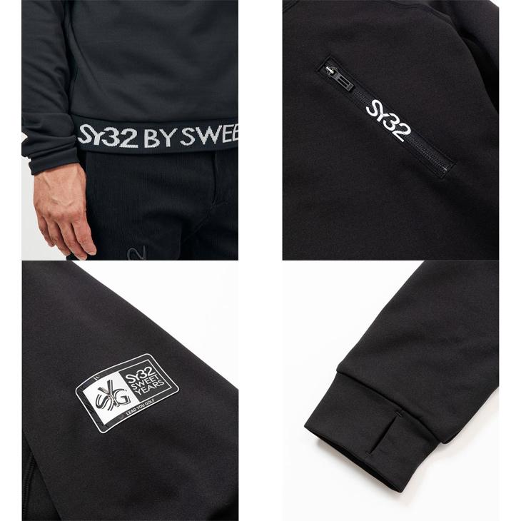 SY32 by SWEET YEARS GOLF メンズ ハイネック 長袖シャツ SY32 by SWEET YEARS GOLF メンズ ハイネック 長袖シャツ