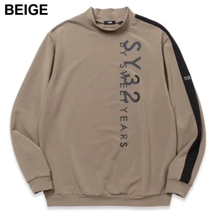 SY32 by SWEET YEARS スウィートイヤーズ 長袖 モックネック SY32 by SWEET YEARS スウィートイヤーズ 長袖 モックネック