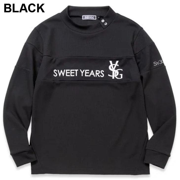 サイズ：M SY32 BY SWEET YEARS GOLF エスワイサーティトゥ  モックネック 長袖Tシャツ  ホワイト系 [240101442450] ゴルフウェア メンズ ストスト SY32 BY SWEET YEARS GOLF［エスワイサーティトゥバイスウィート