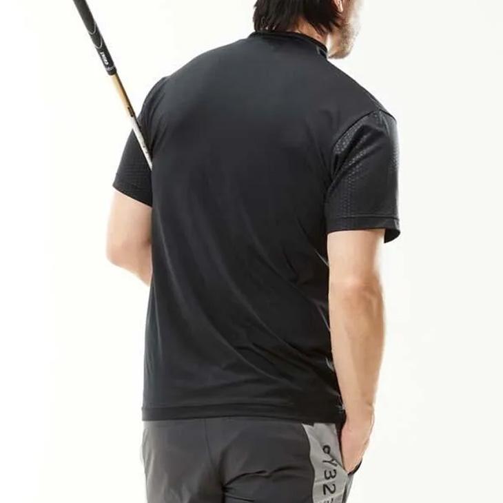 SY32 by SWEET YEARS BY GOLF メンズ 半袖シャツ モックネック