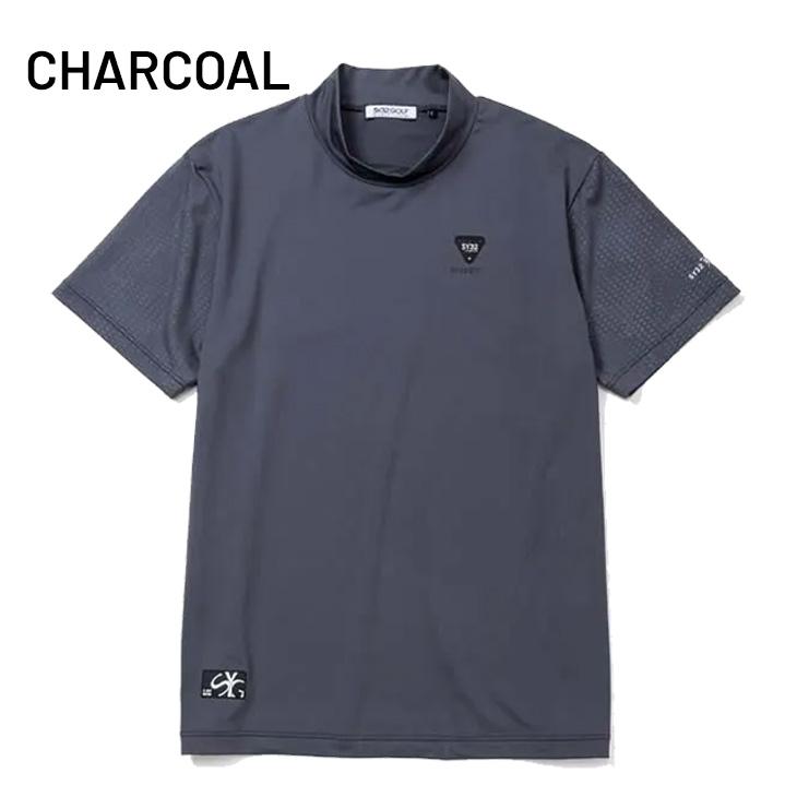 【タグ付き・新品】SY32 ゴルフ 半袖シャツ ブラック XL SY32 by SWEET YEARS BY GOLF メンズ 半袖シャツ モックネック