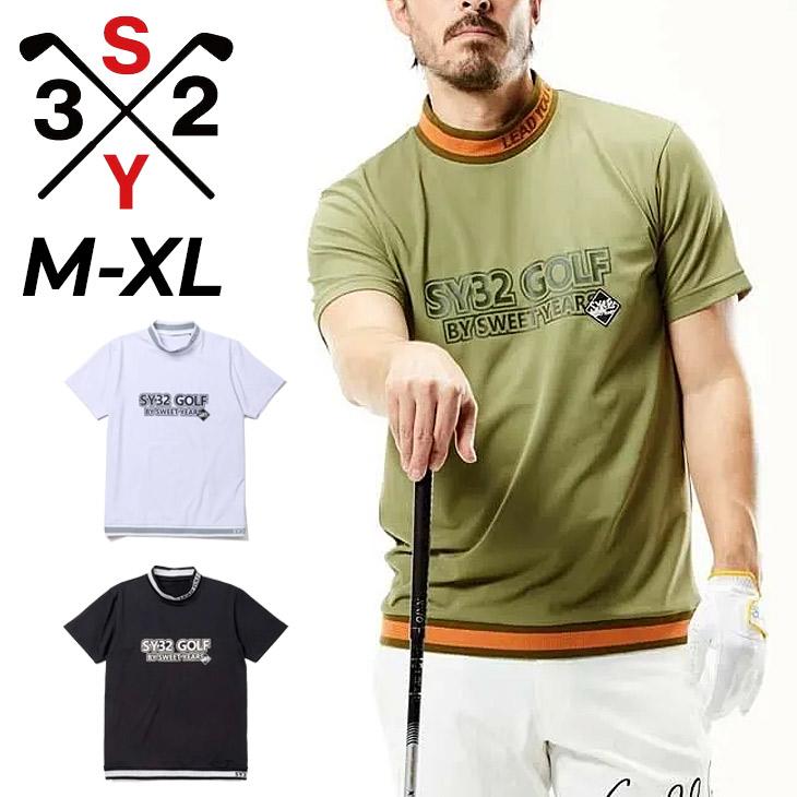 sy32 by sweet years モックネック　半袖　サイズM メンズ　夏 SY32 by SWEET YEARS BY GOLF メンズ 半袖シャツ モックネック