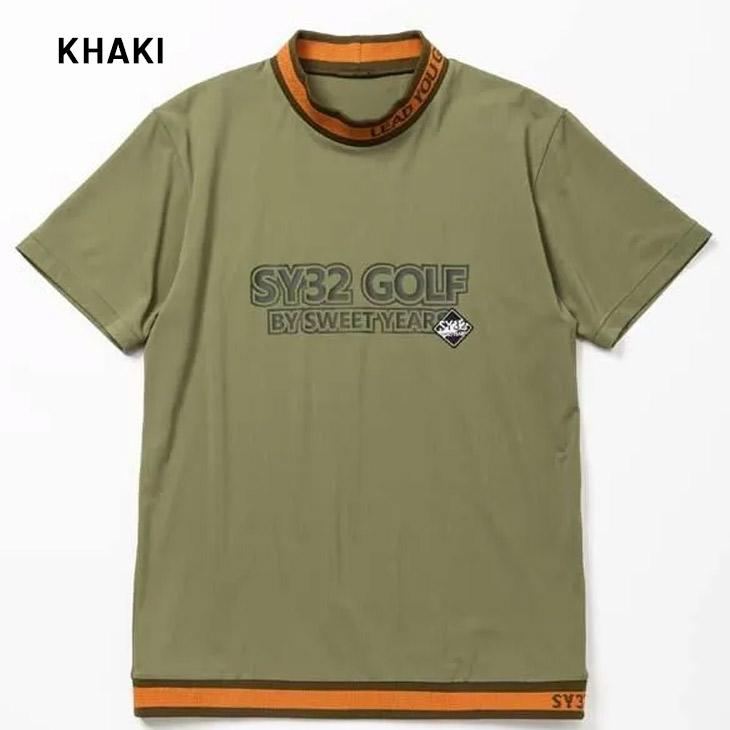 sy32 by sweet years モックネック　半袖　サイズM メンズ　夏 SY32 by SWEET YEARS BY GOLF メンズ 半袖シャツ モックネック