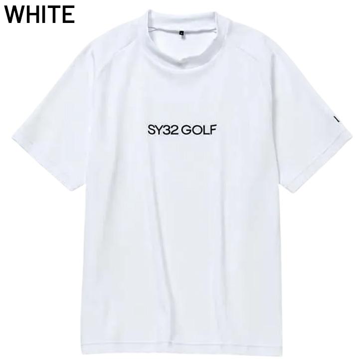 SY32 by SWEET YEARS GOLF 半袖シャツ ホワイト新品 SY32 by SWEET YEARS（エスワイサーティトゥバイスィートイヤーズ