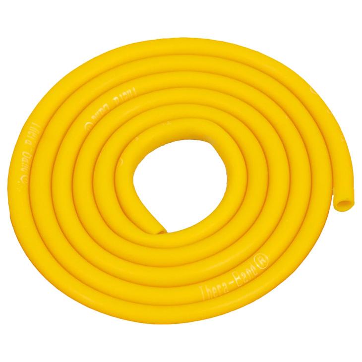 D&M セラバンド トレーニングチューブ 初心者向け ディー＆エム THERABAND セラチューブ 強度レベル+2 黄 イエロー 全長1m /TTE11 | THERABAND | 01