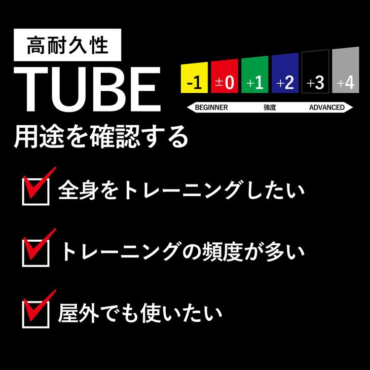 D&M セラバンド トレーニングチューブ 初心者向け ディー＆エム THERABAND セラチューブ 強度レベル+2 黄 イエロー 全長1m /TTE11 | THERABAND | 05