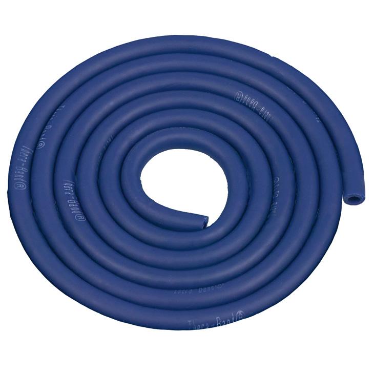 D&M セラバンド トレーニングチューブ 初心者向け ディー＆エム THERABAND セラチューブ 強度レベル+2 フォーエントリー 青 ブルー 全長1m /TTE14 | THERABAND | 01