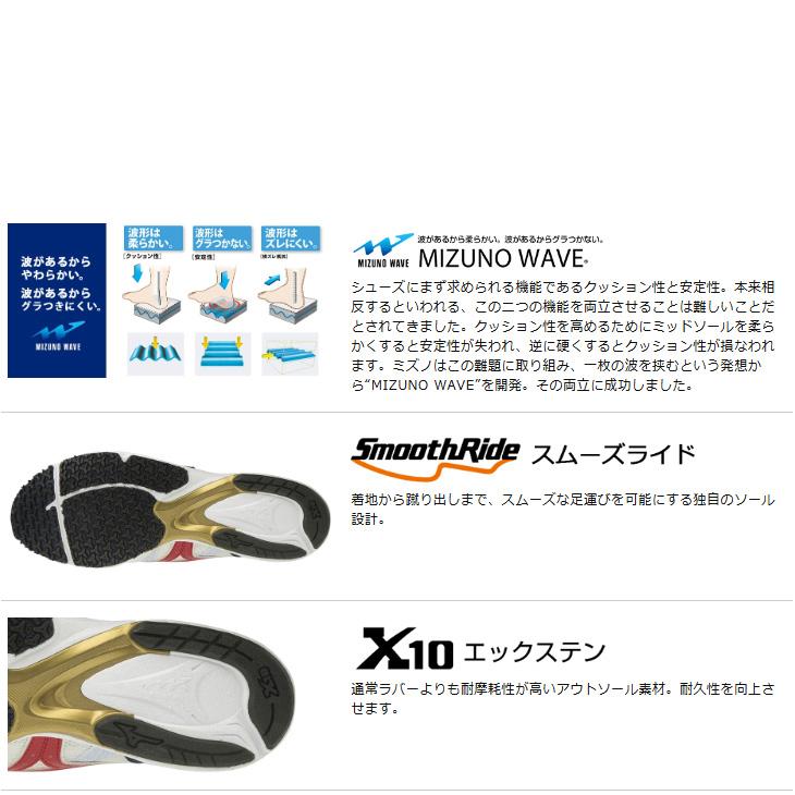 MIZUNO（ミズノ） ランニングシューズ メンズ ユニセックス 2E相当