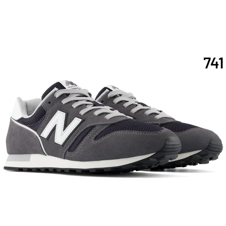 New Balance 373 スニーカー グレー ブラック 23cm New Balance（ニューバランス） スニーカー D幅 メンズ レディース
