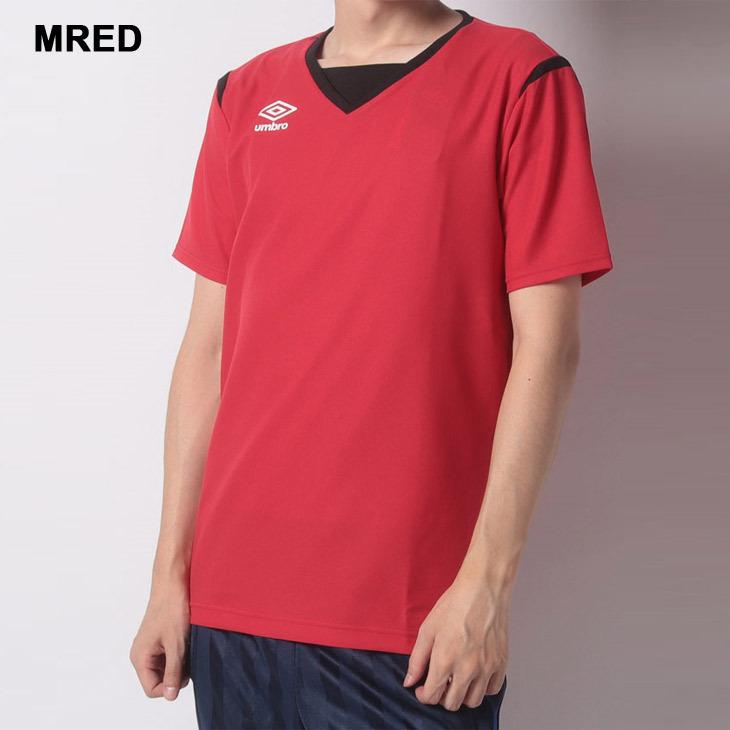 アンブロ UAS6310-MRED サッカー ゲームシャツ(グラフィック)[マンチェスターレッド]男女兼用 サッカーゲームシャツ サッカー半袖 半そで