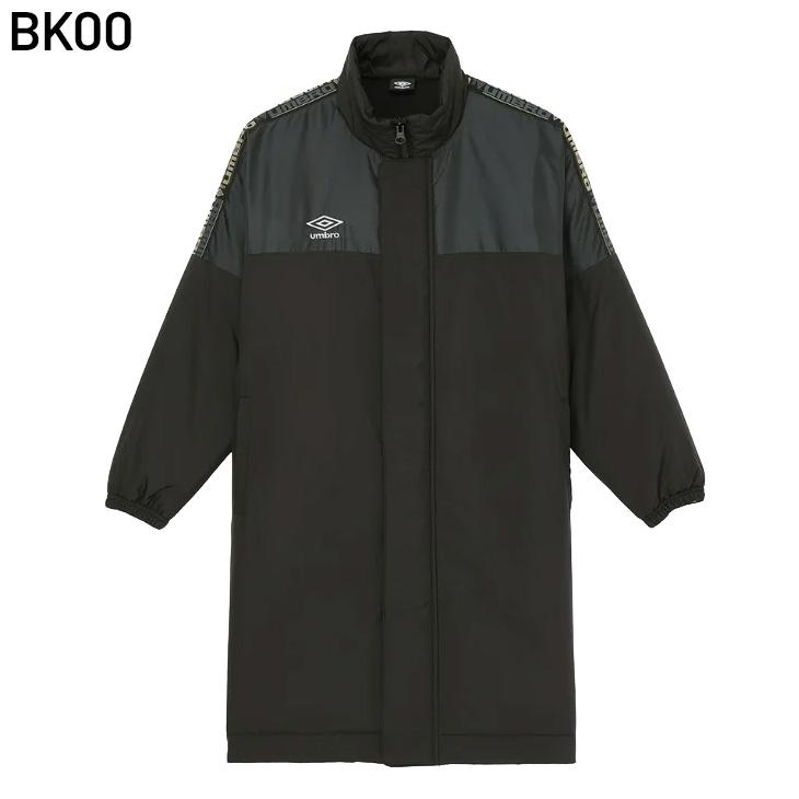 Umbro アンブロ サッカー イングランド代表ベンチコート 黒 umbro（アンブロ） キッズ ベンチコート サッカー 中綿 ハーフコート