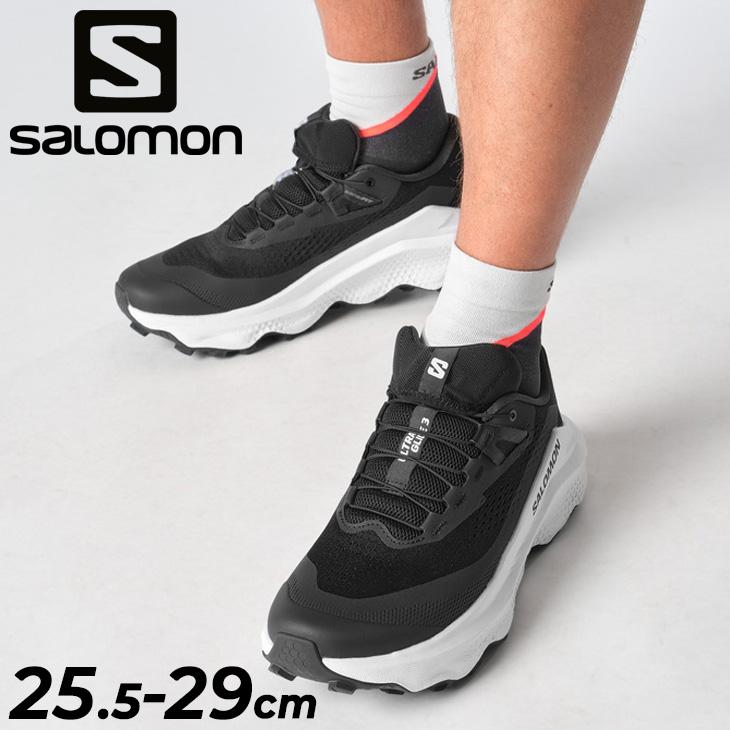 サロモン メンズ トレイルランニングシューズ 靴 SALOMON ULTRA GLIDE 3 トレイルシューズ クッション性 ローカット バンジーレース/ULTRAGLIDE3