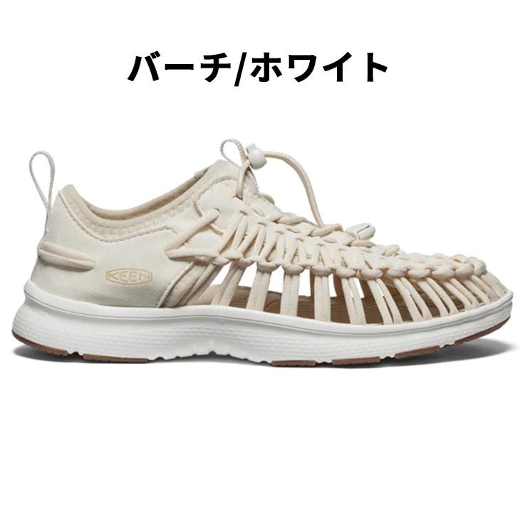 横網様 新品◇KEEN ユニーク オースリー 24.5 ライトベージュ 横網様