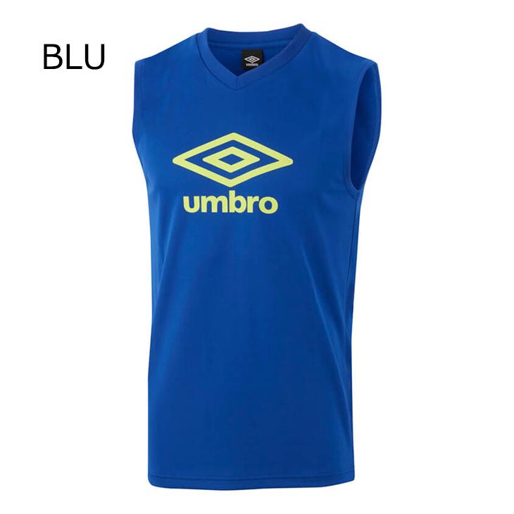 アンブロ ノースリーブシャツ メンズ UMBRO サッカー フットサル トレーニング スポーツウェア 練習着 吸汗速乾 男性 Tシャツ 袖なし スリーブレス /UUUVJA66｜apworld｜03