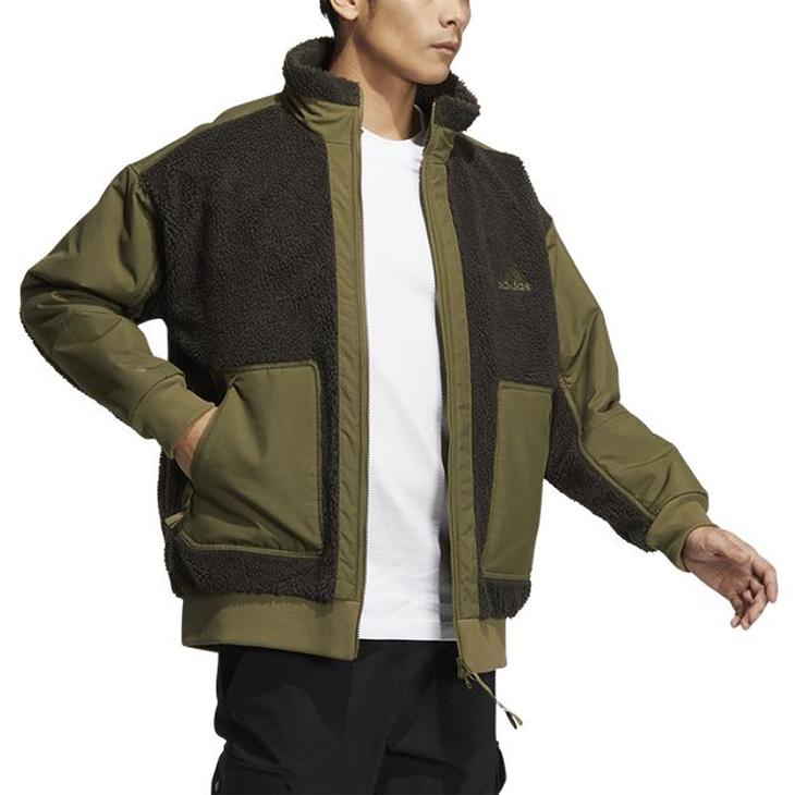 ジャケット・アウター AM adidas（アディダス） ジャケット ボア メンズ 保温/ルーズシルエット