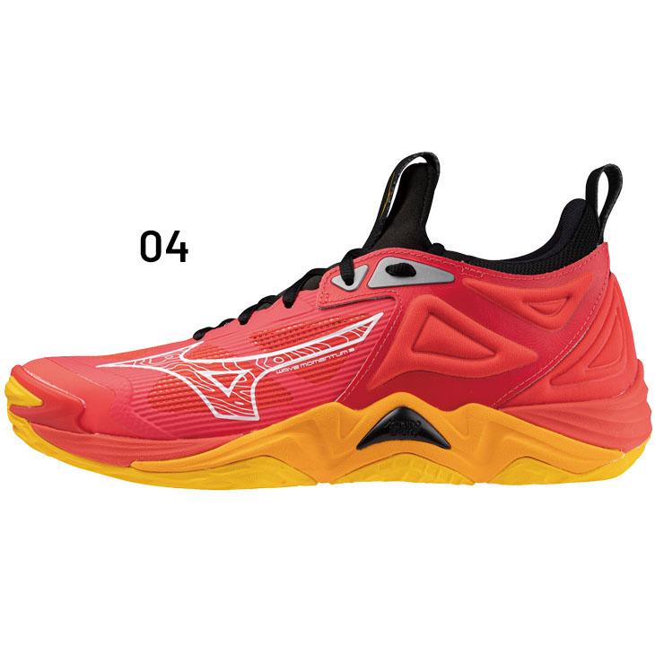 WAVE MOMENTUM ミズノ バレーボールシューズ レディース メンズ 2.5E