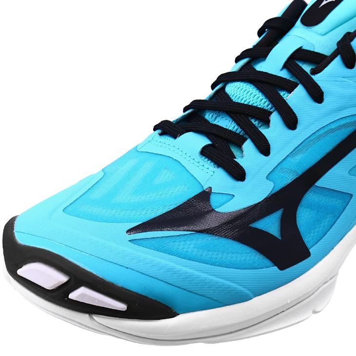 Mizuno バレーボールシューズ 青 美品 MIZUNO（ミズノ） バレーボールシューズ ローカット 2E相当 当店