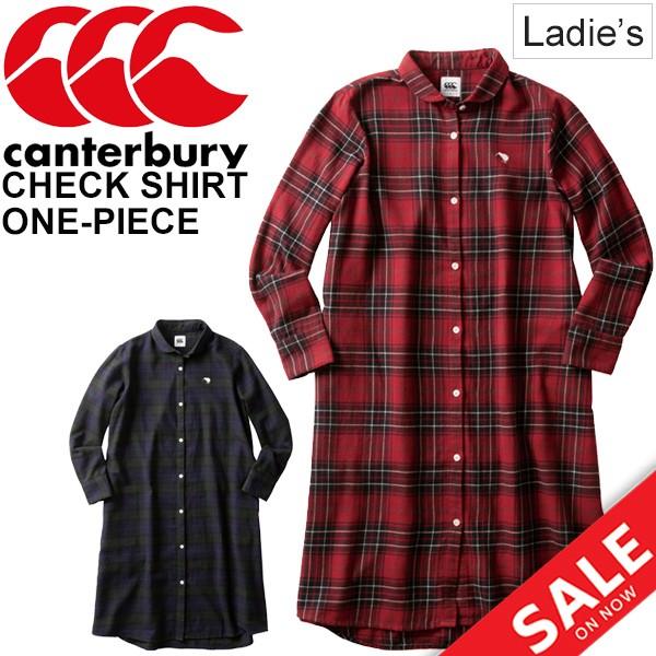 ワンピース レディース カンタベリー Canterbury チェックシャツ
